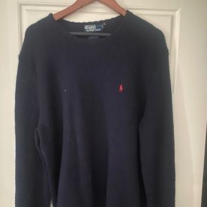 Vintage Polo Ralph Lauren RRL Navy Knit Sweater